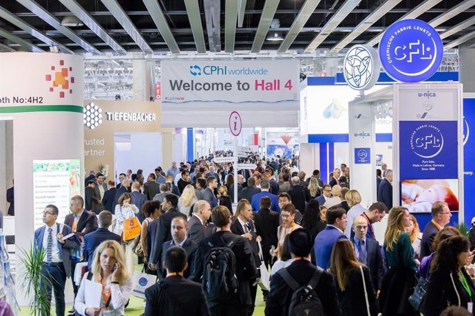 Momento del congreso CPHI en una edición anterior