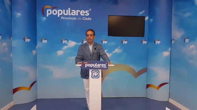 Archivo - Antonio Saldaña, parlamentario andaluz del PP por Cádiz.