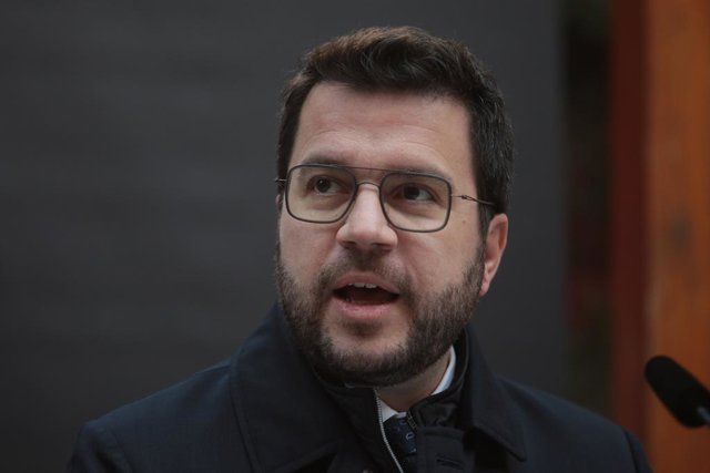 El president de la Generalitat, Pere Aragonès