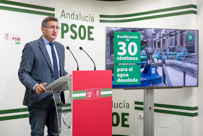 José Luis Sánchez Teruel (PSOE), en rueda de prensa