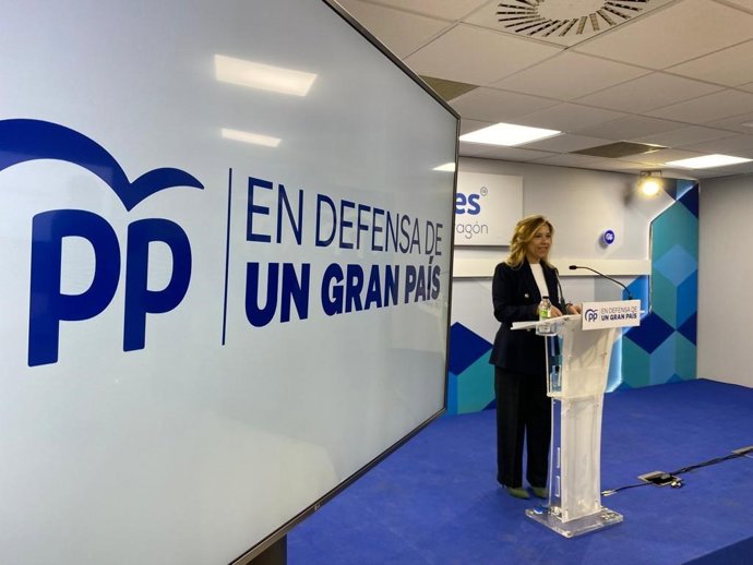 Ana Alós es la secretaria general del PP Aragón.