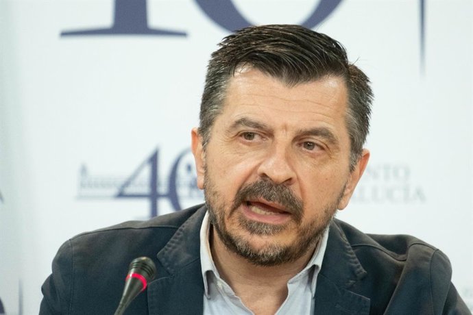 Toni Martín, este miércoles en rueda de prensa