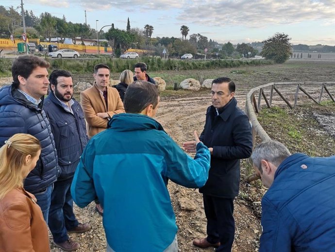 David Gil en la zona de La Corta y Guadalete en Jerez.
