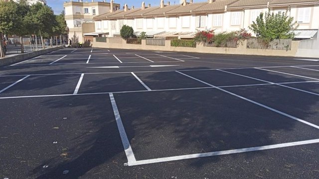 El nuevo aparcamiento de la zona de Torre d'en Pau que ha reabierto el Ayuntamiento de Palma.