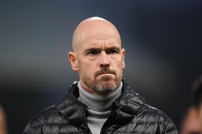 El técnico del Manchester United, Erik ten Hag.  