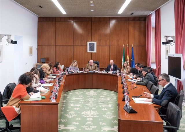 Reunión de la Junta de Portavoces del Parlamento andaluz, este miércoles