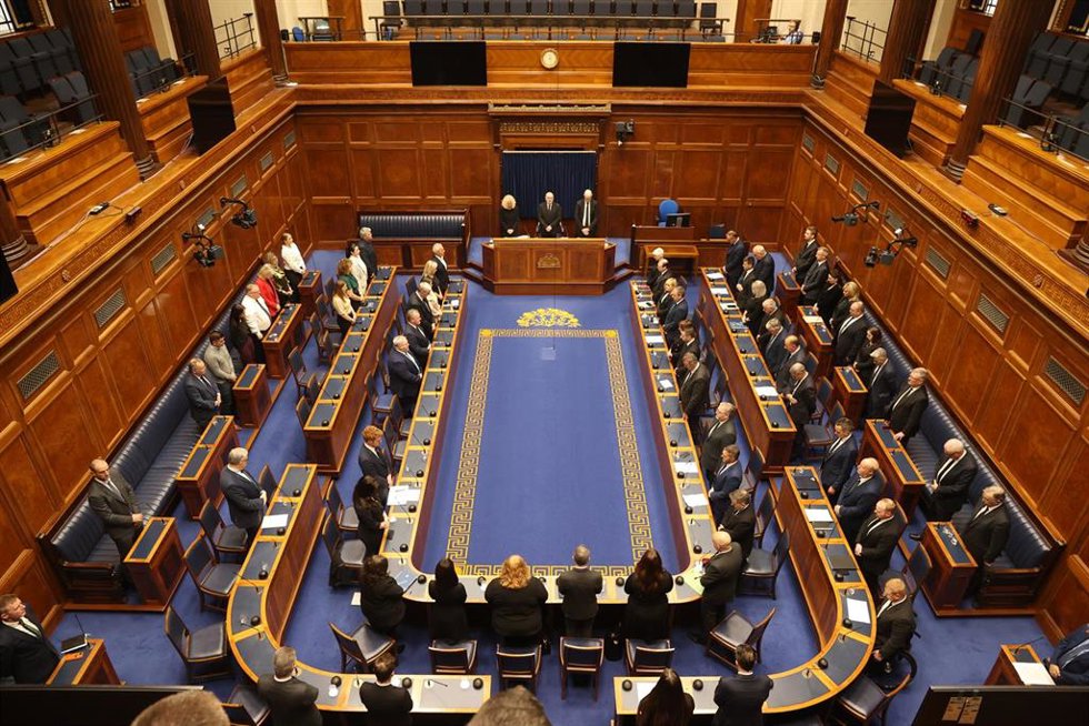 Archivo - Imagen de archivo de la Asamblea de Irlanda del Norte.