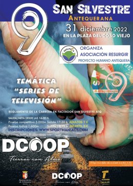 Antequera abre la inscripción para su carrera popular y benéfica de San Silvestre del 31 de diciembre.