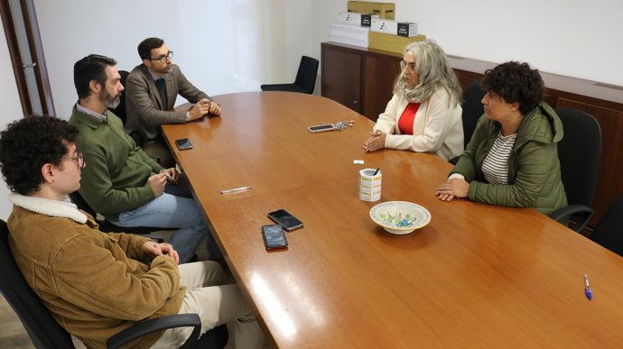 Imagen de la reunión en el Ayuntamiento de Cartaya.