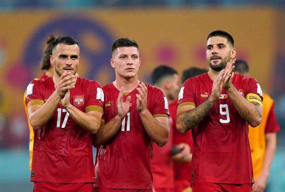 Selección de Serbia durante el Mundial de Catar 2022