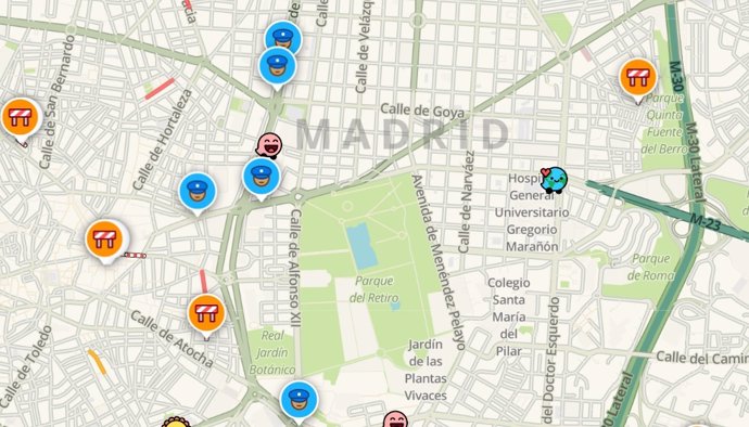 Mapa de Waze