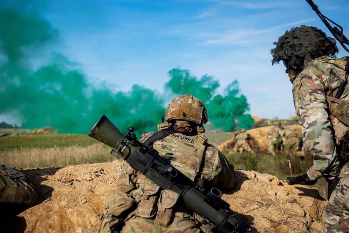 Maniobras del Ejército alemán.