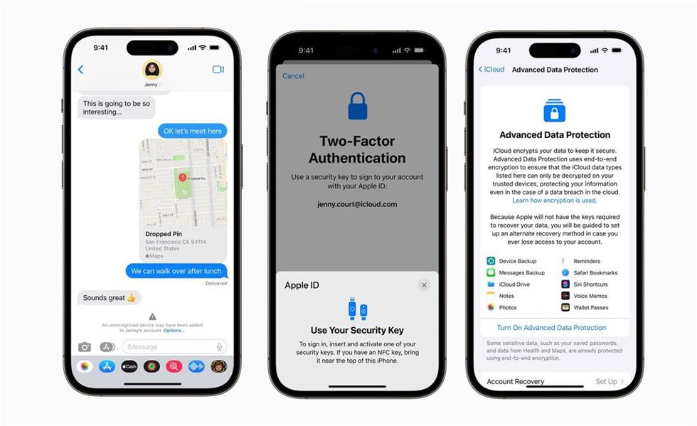 Nuevas funciones de seguridad