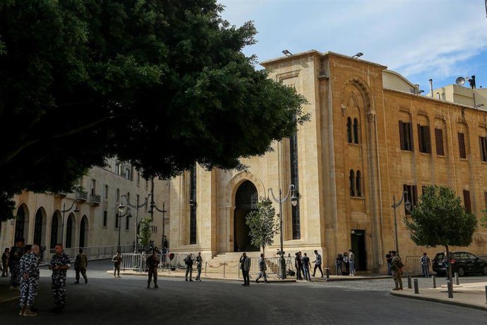 El Parlamento de Líbano en sesión presidencial 