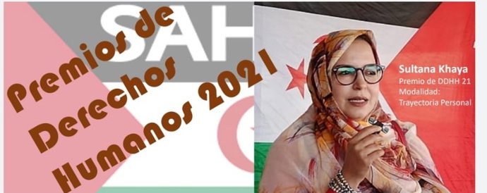 La activista saharaui Sultana Khaya recibe este viernes el premio de los Derechos Humanos de La Rioja 2021