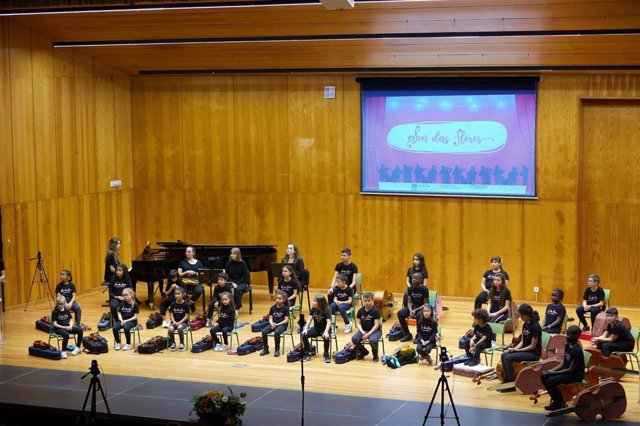 Imagen de un concierto de la orquesta.