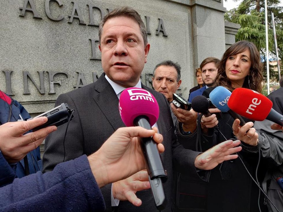 Page, en declaraciones a los medios