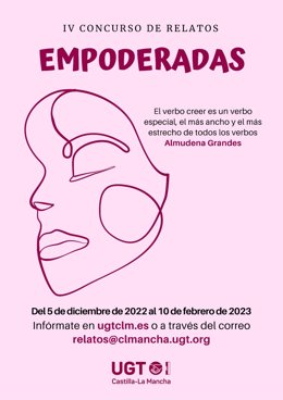 Cartel del concurso de UGT 'Empoderadas'.