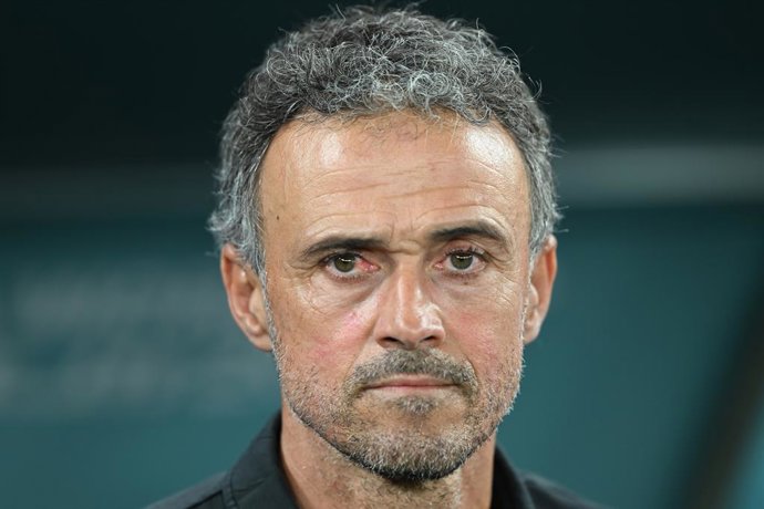 El seleccionador nacional, Luis Enrique Martínez