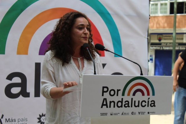 La portavoz parlamentaria de Por Andalucía, Inmaculada Nieto, en una foto de archivo.