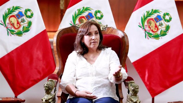 La presidenta de Perú, Dina Boluarte