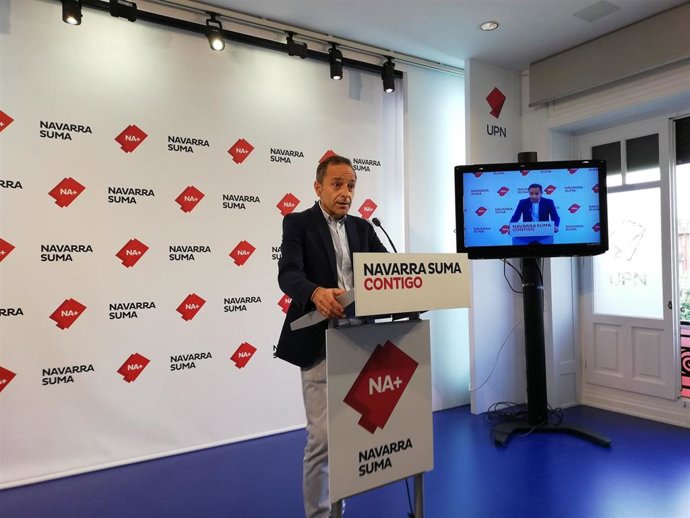 Archivo - Juan Luis Sánchez de Muniáin, parlamentario de Navarra Suma