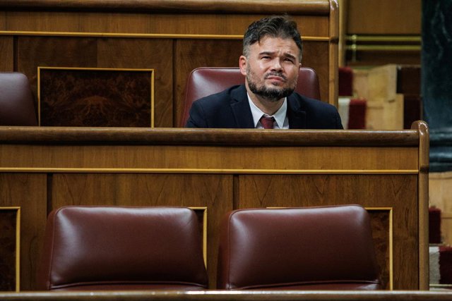 El portaveu d'ERC al Congrés, Gabriel Rufián