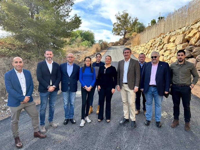 Visita al camino rural del Marchalejo de Adra (Almería).