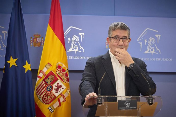 El portavoz del PSOE en el Congreso, Patxi López.
