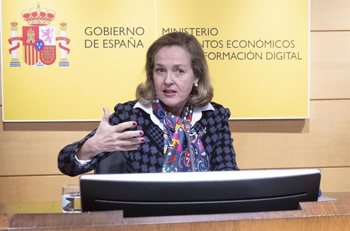 La vicepresidenta primera y ministra de Asuntos Económicos y Transformación Digital, Nadia Calviño