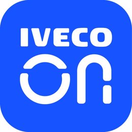 Logotipo del sistema de gestión de flotas de Iveco, denominado Iveco ON