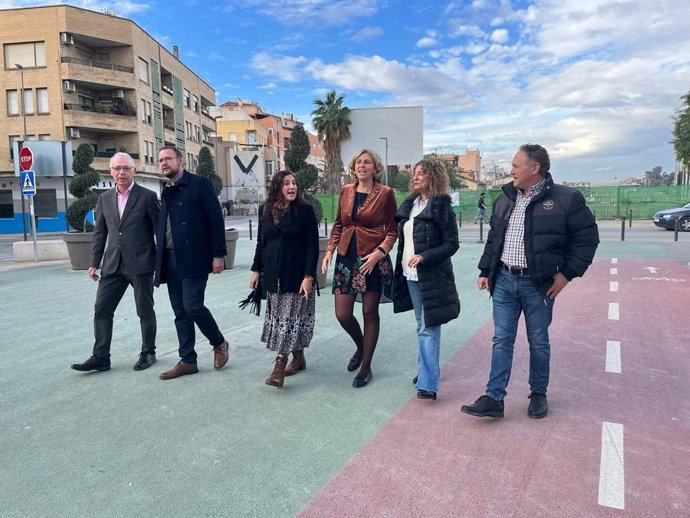 Los edils del PP visitan la zona