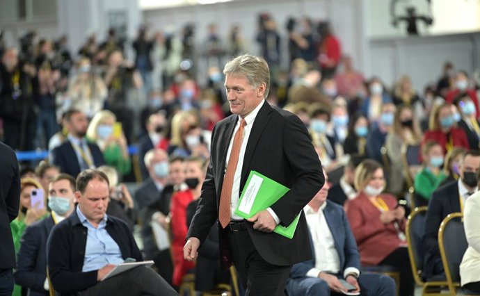 Archivo - El portavoz del Kremlin, Dimitri Peskov.