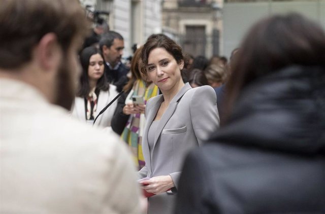 La presidenta de la Comunidad de Madrid, Isabel Díaz Ayuso.