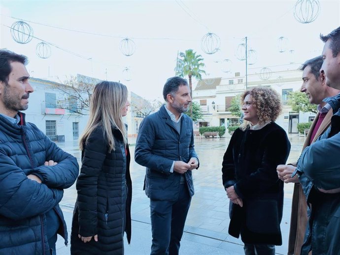 Los socialistas onubenses en Moguer.