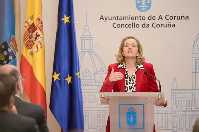 La vicepresidenta primera i ministra d'Afers Econmics i Transformació Digital, Nadia Calviño