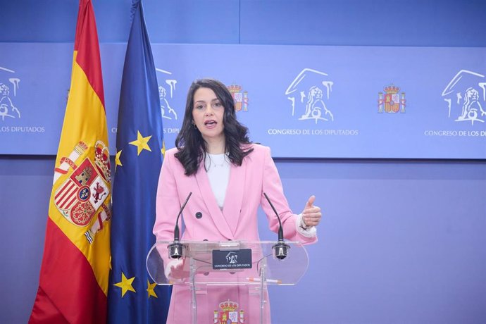 La líder de Ciudadanos, Inés Arrimadas.