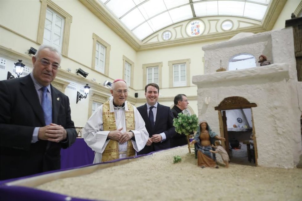 Inauguración del belén de la Diputación de Almería.