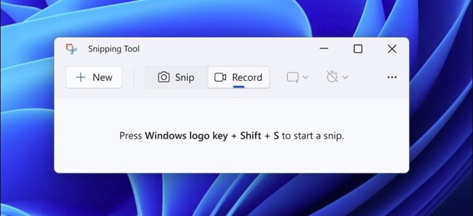 Herramienta Recortes para Windows 11 con grabadora de pantalla