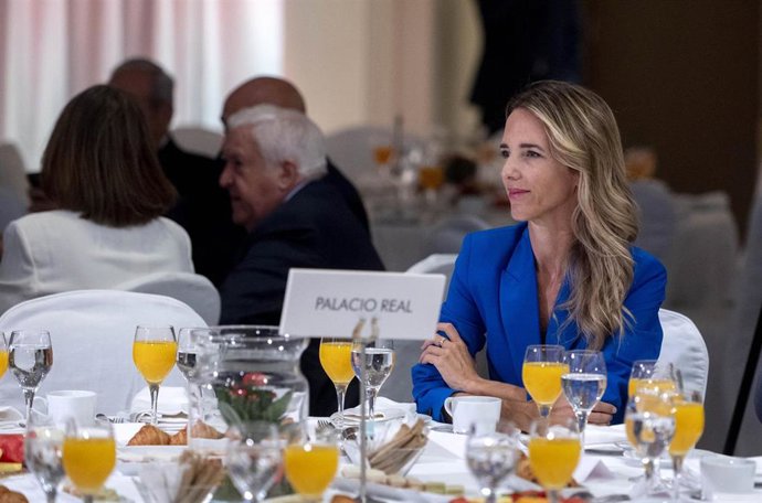 Archivo - La exportavoz del Partido Popular en el Congreso, Cayetana Álvarez de Toledo, durante uno de los Encuentros de El Mundo, en el Hotel Westin Palace, a 26 de septiembre de 2022, en Madrid (España). Este es el primero de los Encuentros del ciclo 