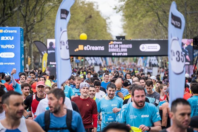Imagen de una eDreams Mitja Marató Barcelona