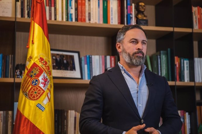 El presidente de Vox, Santiago Abascal