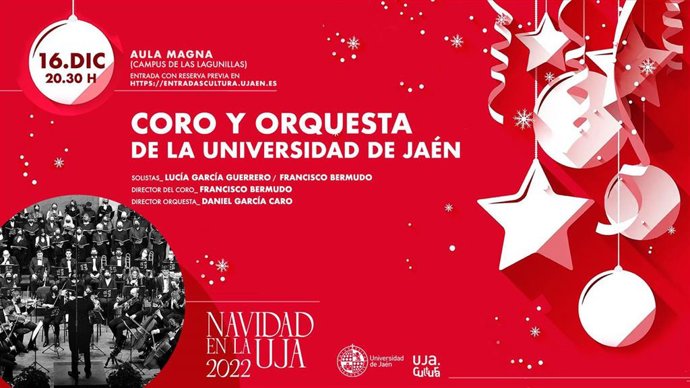 Cartel del Concierto de Navidad de la UJA