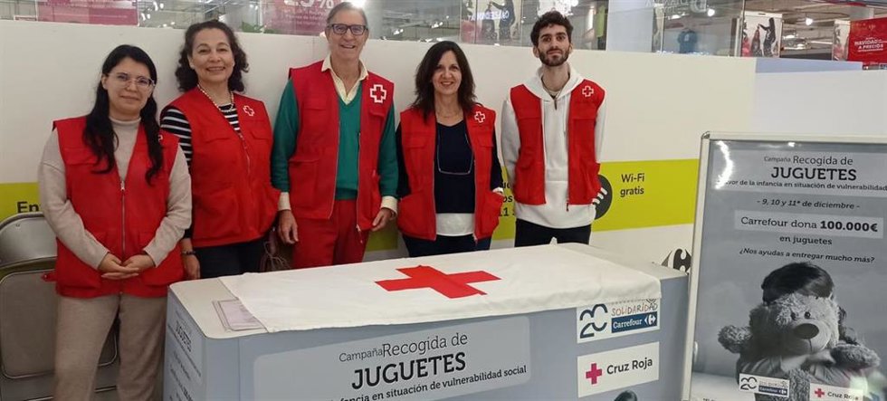 Voluntariado de Cruz Roja.