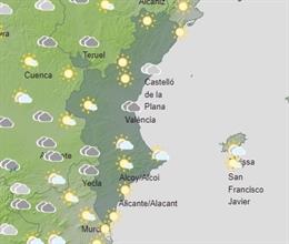 Predicción del tiempo para este sábado 10 de diciembre