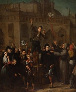 El Ayuntamiento adquiere en subasta un cuadro del alzamiento popular de Valncia contra Napoleón