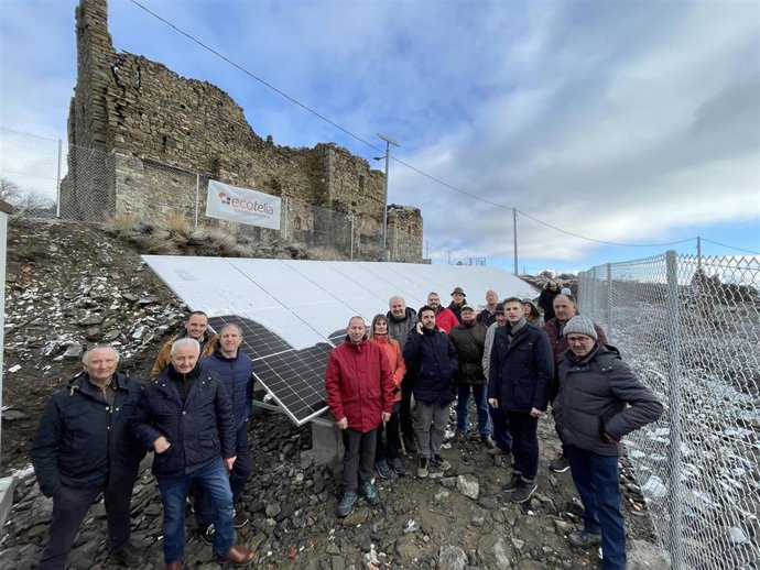 Entra en funcionamiento la comunidad energética renovable de Larriba de Cameros con una inversión de 105.715 euros