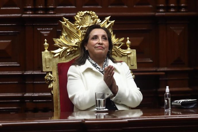 La presidenta de Perú, Dina Boluarte.