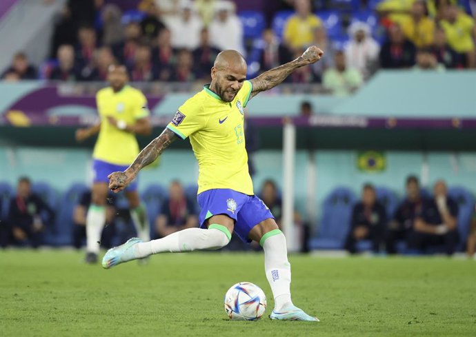 El jugador de Brasil, Daniel Alves