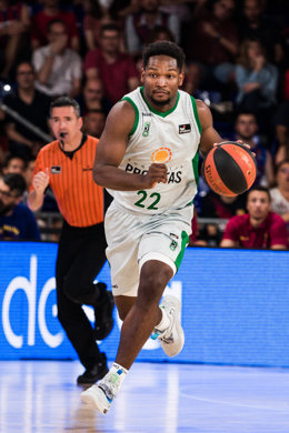 Archivo - Andres Feliz of Club Joventut Badalona in action during the ACB Liga Endesa Semi Finals Playoff Game 1 match between FC Barcelona and Club Joventut Badalona at Palau Blaugrana on June 03, 2022 in Barcelona, Spain.